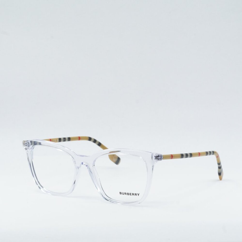 Burberry BE2390 3889 Eyeglasses Square 52mm Transparent Frame